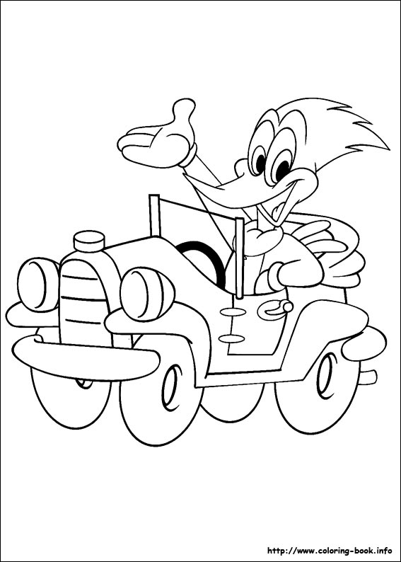 Woody Woodpecker kolorowanki